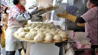 50년전통 왕만두 남대문시장 만두가게 가메골손만두 / Famous dumpling in the Korean market(Namdaemoon)-Korean street food