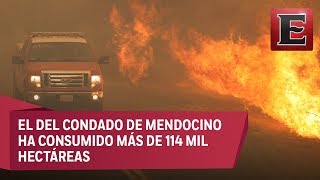 Los incendios en California están fuera de control