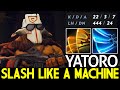 YATORO [Juggernaut] Slash Like a Machine Brutal Damage Dota 2