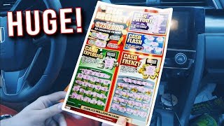 BIGGEST LOTTERY TICKET! 55 CHANCES TO WIN || Indiana Lottery!