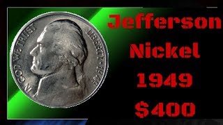 400 dolares por un nickel 1949  (D over S)