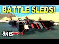 SKIS ONLY!  Who Can Build The Best BATTLE SLED? [Trailmakers]