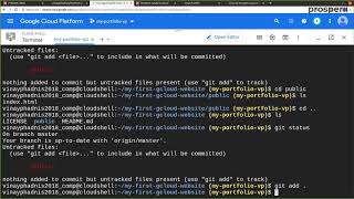 Deploy code on GitHub - Google Cloud Online Bootcamp - Part - 6