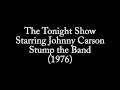 The Tonight Show Starring Johnny Carson. Stump the Band-1976.  Steven E. Kober