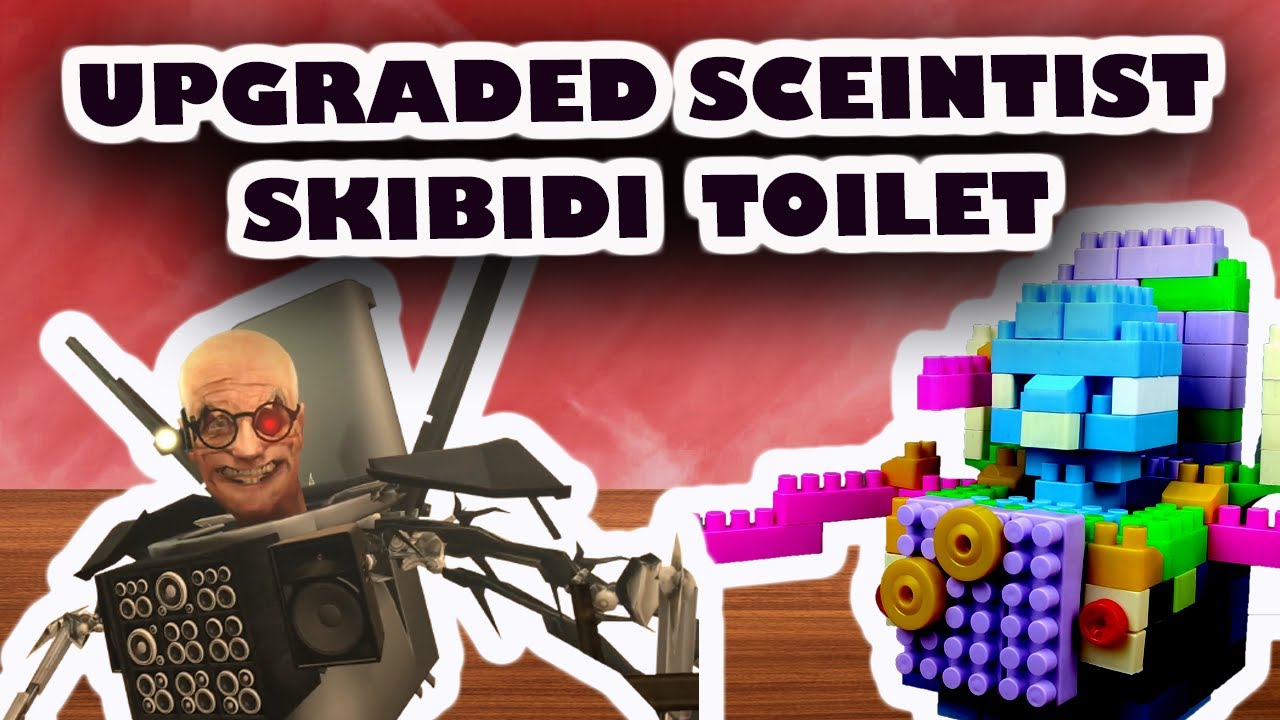 Cara Membuat Lego Upgrade Scientist Skibidi Toilet | Lego Block - YouTube