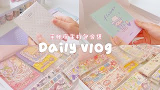 【VLOG】手帐店主日常打包合集 stationery vlog 治愈系白噪音 ASMR 陪伴学习