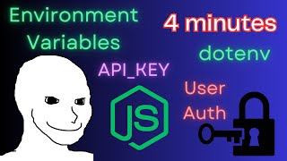 Learn dotenv & environment variables in JavaScript