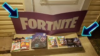 FORTNITE!!! Gamestop Dumpster Dive