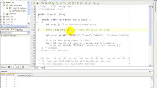 F1L6@2 InitArray java creating an array