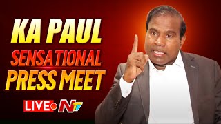 KA Paul Sensational Press Meet LIVE | Ananthapur | Ntv