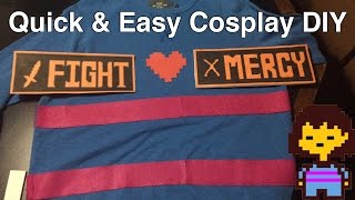 Quick Cosplay DIY: Frisk from Undertale