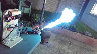 RGB Flame Thrower Test