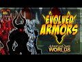 AQW - PEGANDO/GETTING EVOLVED ARMOR HEX/BLOOD/SHADOW OF NULGATH *SET*