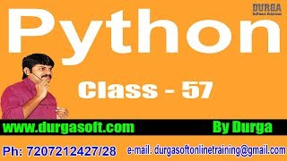 Learn Python || File Handling in Python Part - 3 || by Durga Sir On 23-06-2018 @ 6PM