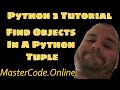 How To Find Objects in A Python 3 Tuple