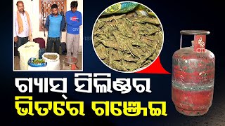 3 arrested for smuggling ganja in LPG cylinders in Ganjam