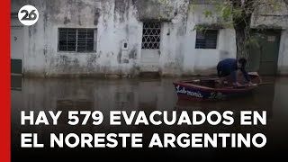 Inundaciones en Concordia: más de 500 evacuados por la crecida del río Uruguay