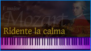 (Fmaj) Ridente la calma - W.A.Mozart (accompaniment) | 반주는 피아노튼