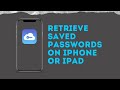 How to Access Saved Passwords in iCloud KeyChain on iPhone or iPad