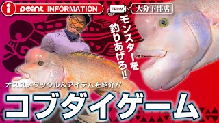 【モンスターを釣りあげろ！】強力なファイトが味わえる！「コブダイゲーム」オススメタックル＆アイテムをご紹介！[POINT INFORMATION]