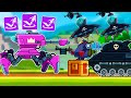 TANK ARACHNO and BOUNCY BULLET VS ALL TANKS in Hills of Steel. Tank Boss Battle