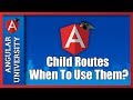 💥 Angular Router Child Routes - How To Setup a Master Detail Route - What Are Componentless Routes?