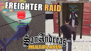 WE RAIDED CARGO SHIP in GTA SA-MP! HEIST JOB with Players - Welcome To Los Santos Servers