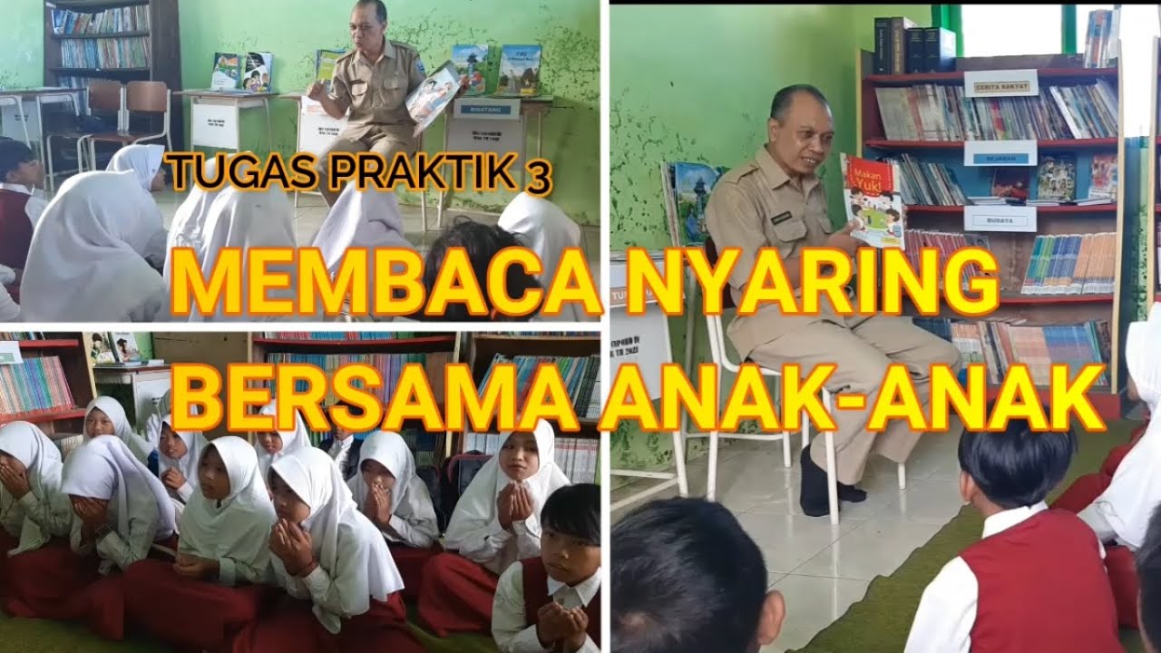 Literasi//Membaca Nyaring Bersama Anak-Anak - YouTube