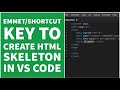 Emmet Abbreviation | VS Code | Doctype shortcut | HTML boilerplate code shortcut