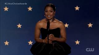 Angela Bassett wins Best Supporting Actress in Black Panther: Wakanda Forever at Critics Choice