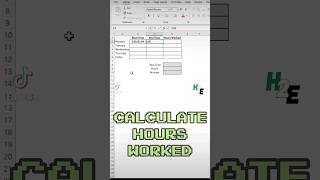 Calculate hours worked in Excel