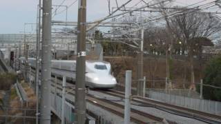 大迫力!?東海道新幹線直近撮影動画　JapanRailway Shinkansen