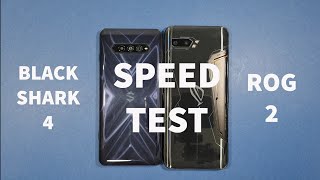 Xiaomi Black Shark 4 vs Asus Rog Phone 2 Speed Test