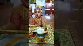 KrishnaJayanthi Gokulastami 2021 Special DressSet Home made| Creative ideas diy crafts tamil #shorts