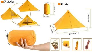 Desert Walker Pyramid Tent | Ultralight Design 720g Part 1