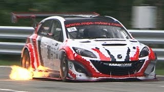 630HP-RWD-Hillclimb Monster MAZDA 3 MPS rotary. Yann Heche at St-Ursanne - Les Rangiers 2015