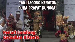 Penari Kerauhan!!! Tari Legong Keraton Sanggar Jaya Semara Ring Pura Prapat Nunggal