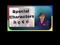 Special Characters on Mobile Devices