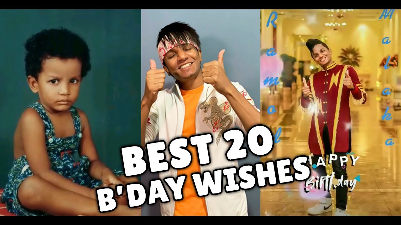 BEST 20 B'DAY WISHES | RaMoD - YouTube