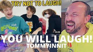 TOO FUNNY! TommyInnit You Laugh You Lose IN REAL LIFE (REACTION!) TommyVlog