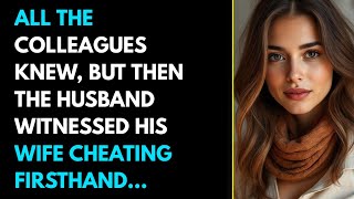 All the colleagues knew, but then the husband witnessed his wife cheating firsthand