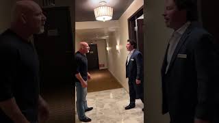 This is funny WWE Legend Goldberg having an issue in Las Vegas