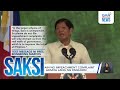 PBBM - Paghahain ng impeachment complaint vs VP Duterte, aksaya lang ng panahon | Saksi