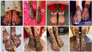 50+ full leg bridal mehandi design/feet mehndi design/best bridal mehndi @The_designstudio