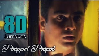 Pooppol Poopol 8D | Minnale | Madhavan | Reema Sen | Harris Jayaraj | 8DBeatZ