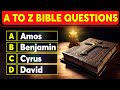 25 BIBLE QUESTIONS TO TEST YOUR BIBLE KNOWLEDGE - Easy Moderate Hard | The Bible Quiz