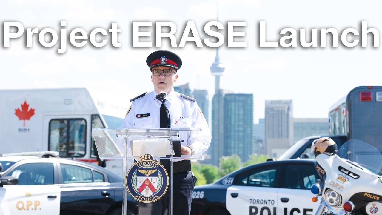 Torontopolice Project Erase Launch News Conference Youtube