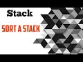 Sort a stack