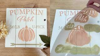 DIY Fall Decor - Fall Stencils, Pumpkin Stencils, Halloween Stencils & More