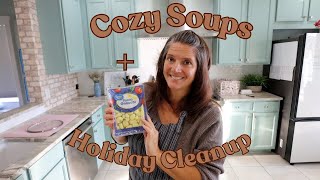 Soup Season Comforts: 2 Cozy Recipes \u0026 Packing Away the Holidays 🍲✨